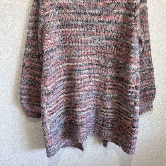 Le Superbe Overcast Cardigan Womens Medium Multicolored Boho Space Dye Knitted - Picture 8 of 12